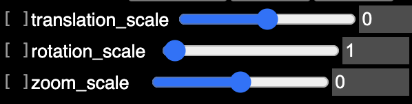 Registration sliders